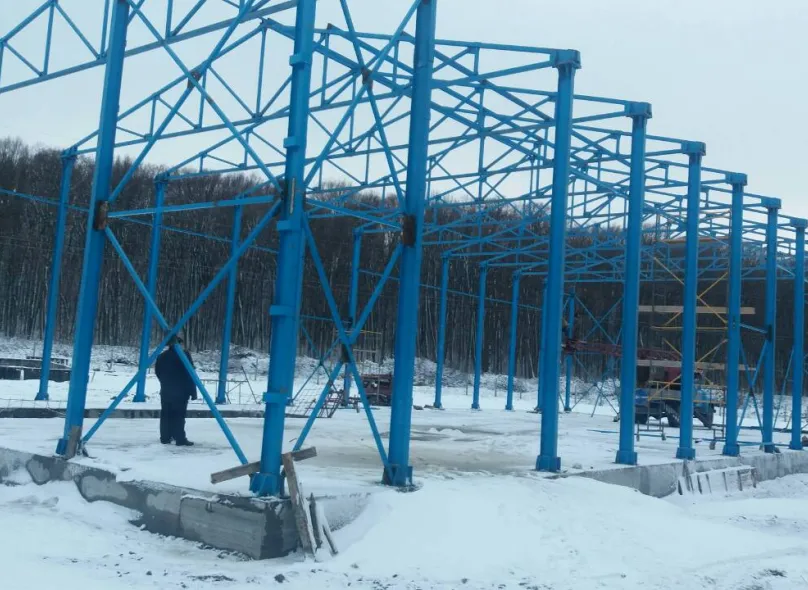 Director of PJSC "Barsky Machine-Building Plant" Luk I.H. together with the head of the Illinets City Council V.M. Yashchuk. got acquainted with the progress of works on the construction of the waste sorting complex — Photo 2
