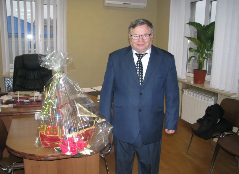 Congratulations on the anniversary - 70 years to the chairman of the board of PJSC Barsky mashzavod from the team — Photo 3